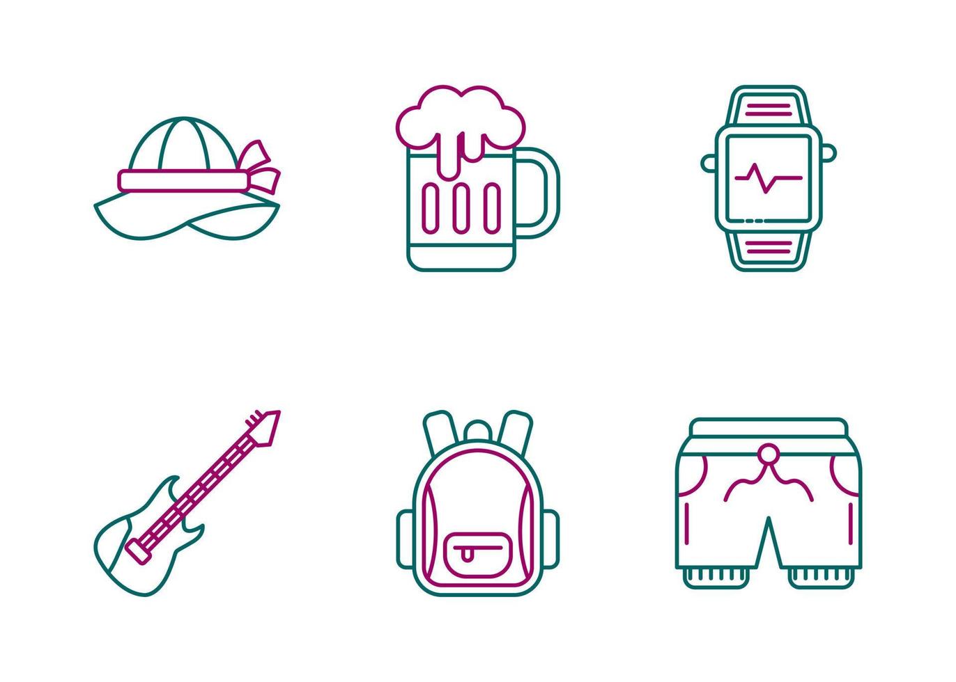 Youth Vector Icon Set