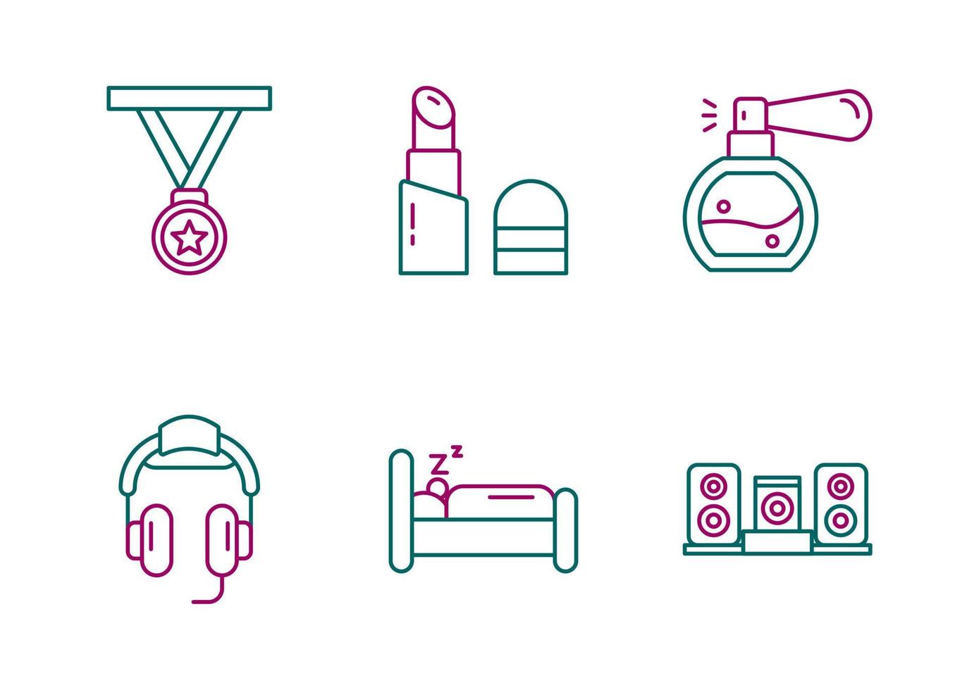 Youth Vector Icon Set