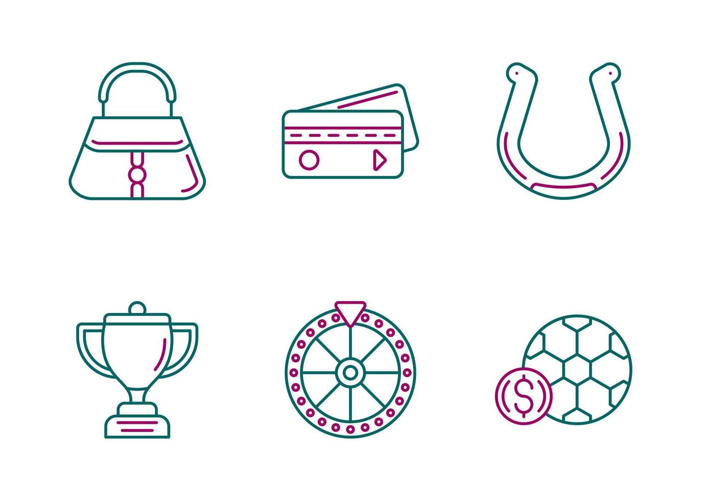 Lottery Vector Icon Set