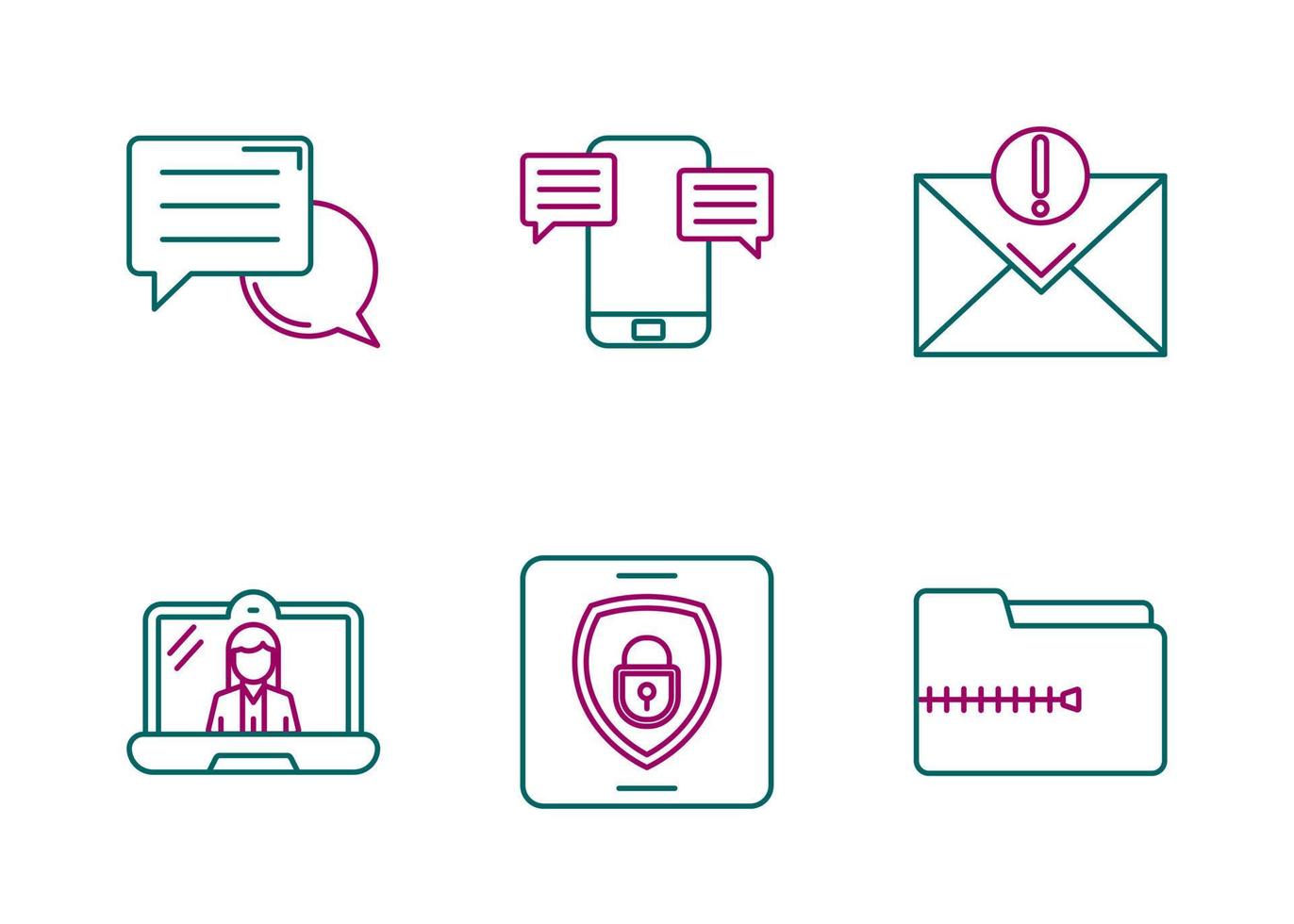 Set of Unique Vector Icons