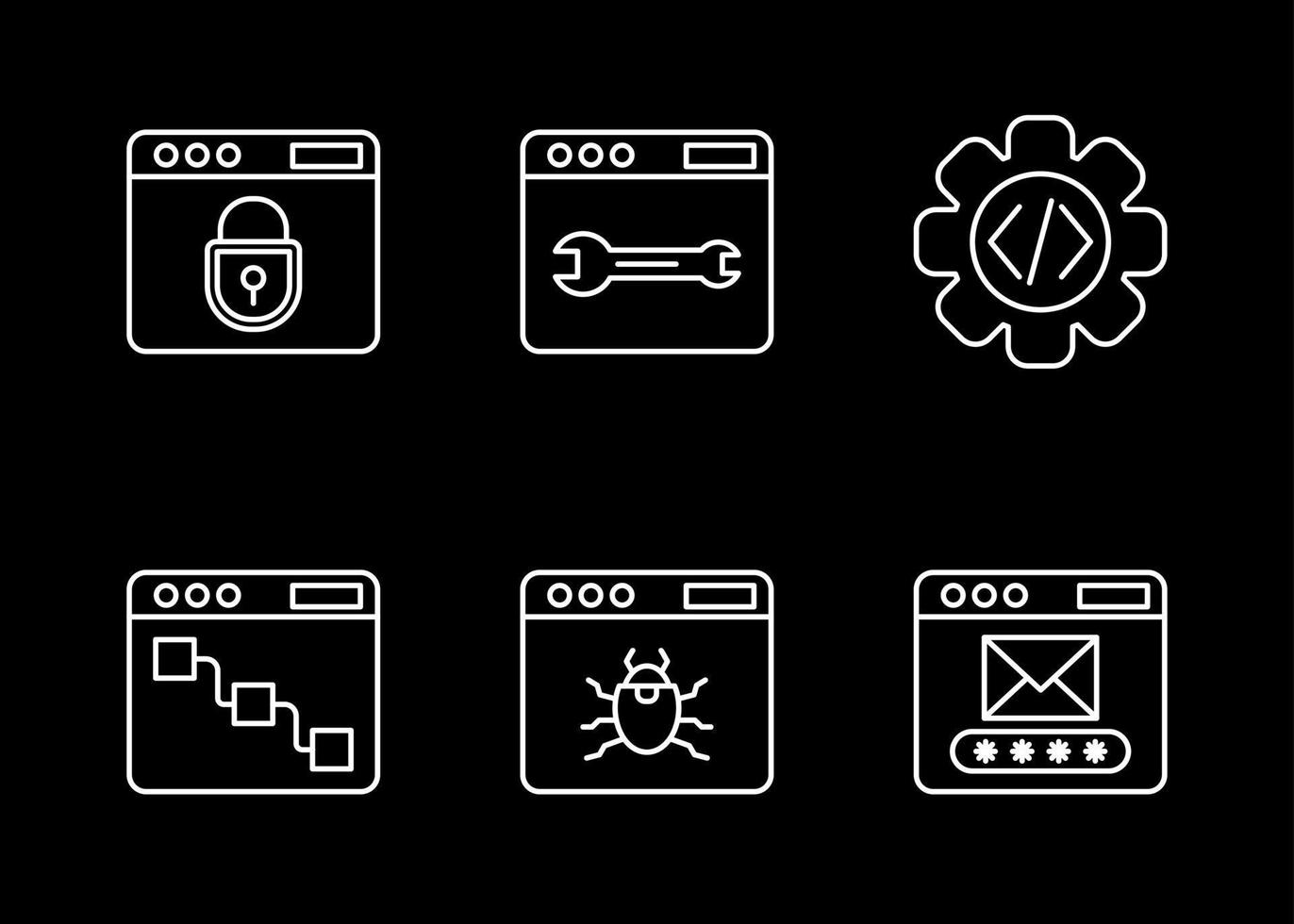 Web Development Vector Icon Set