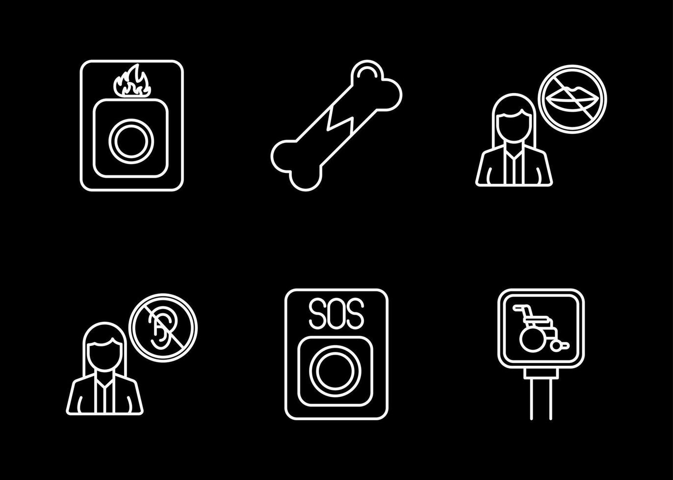 Accessibility Vector Icon Set