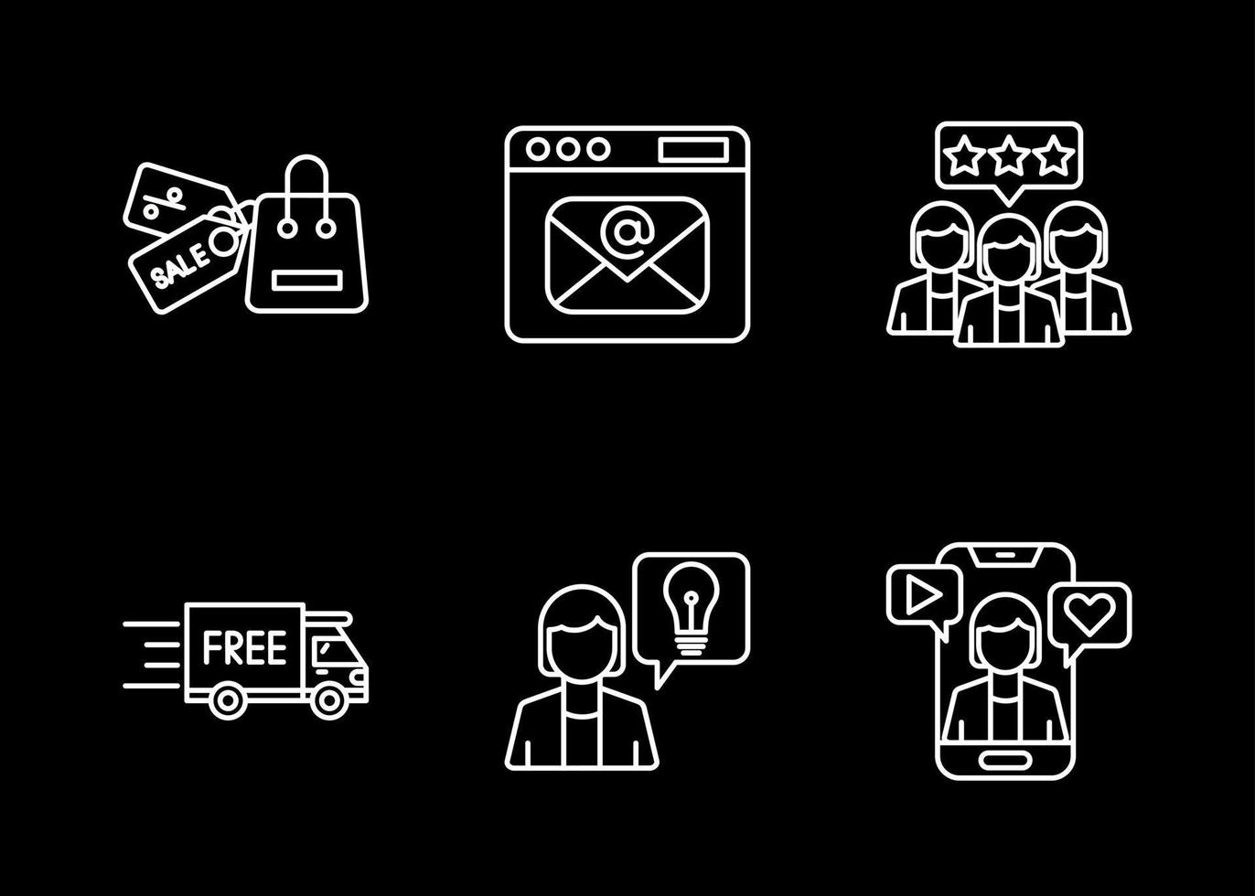 Set of Unique Vector Icons