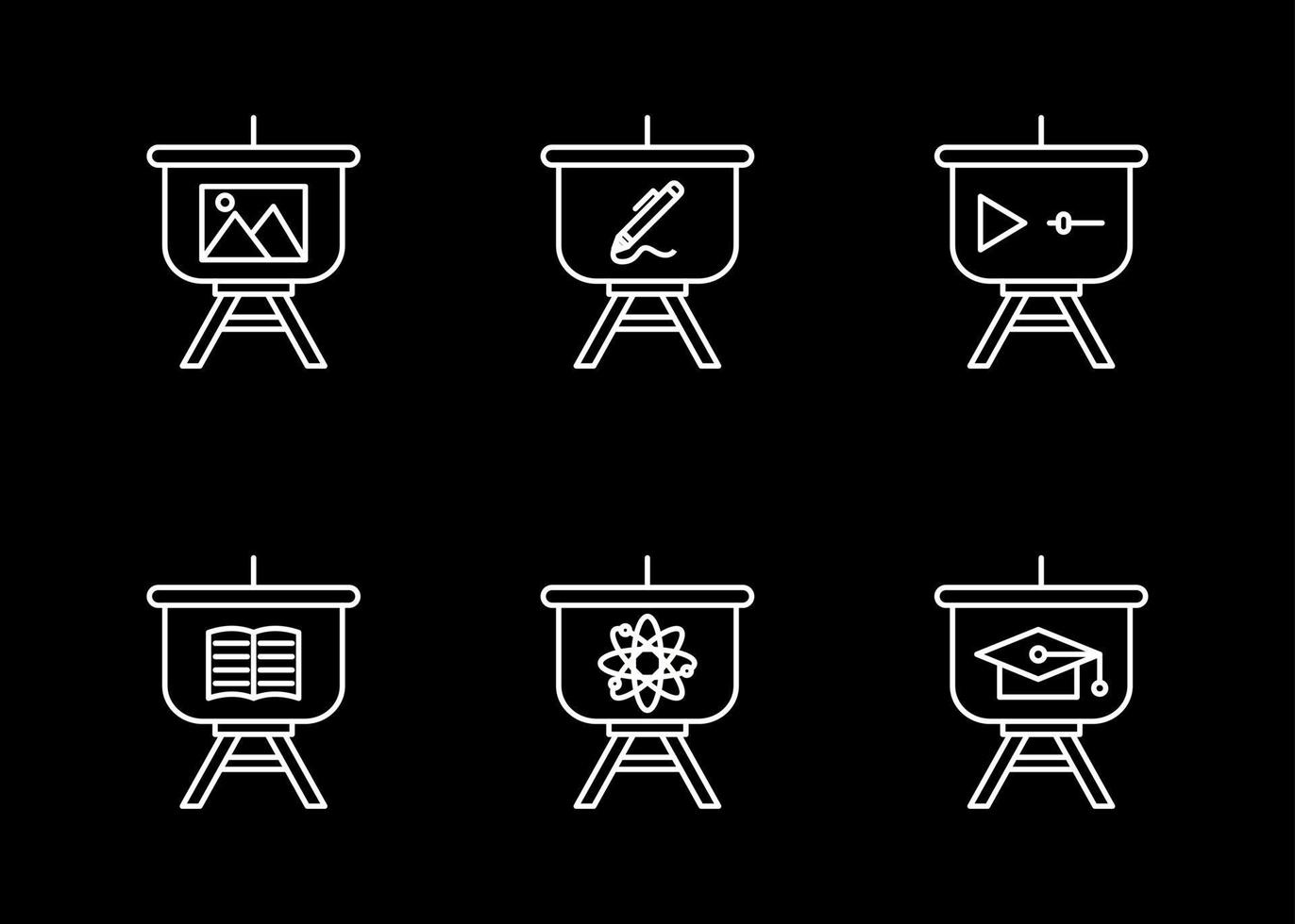 Presentation Vector Icon Set
