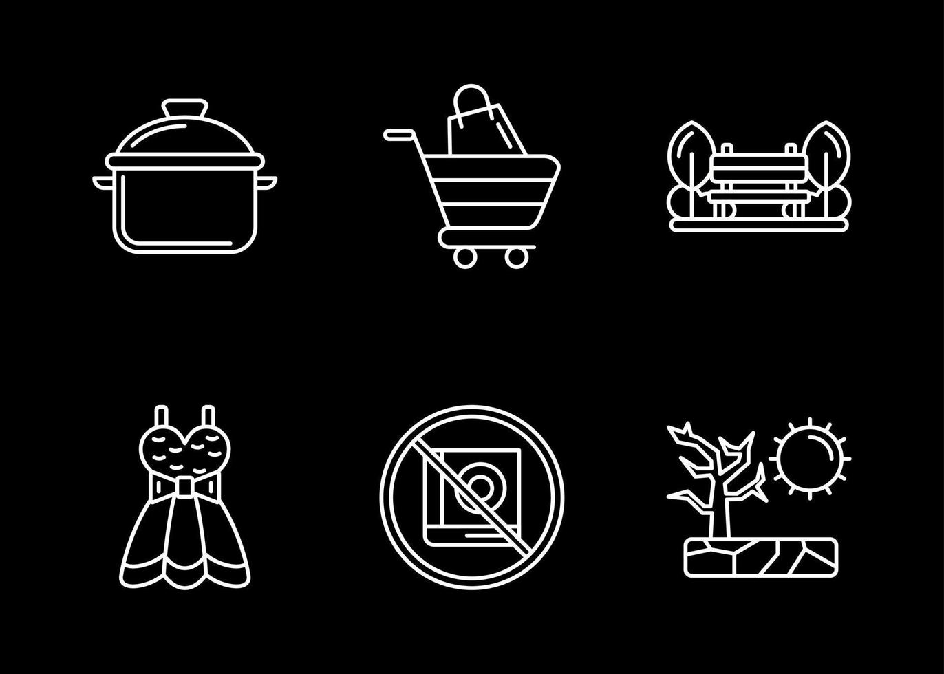 Poverty Vector Icon Set