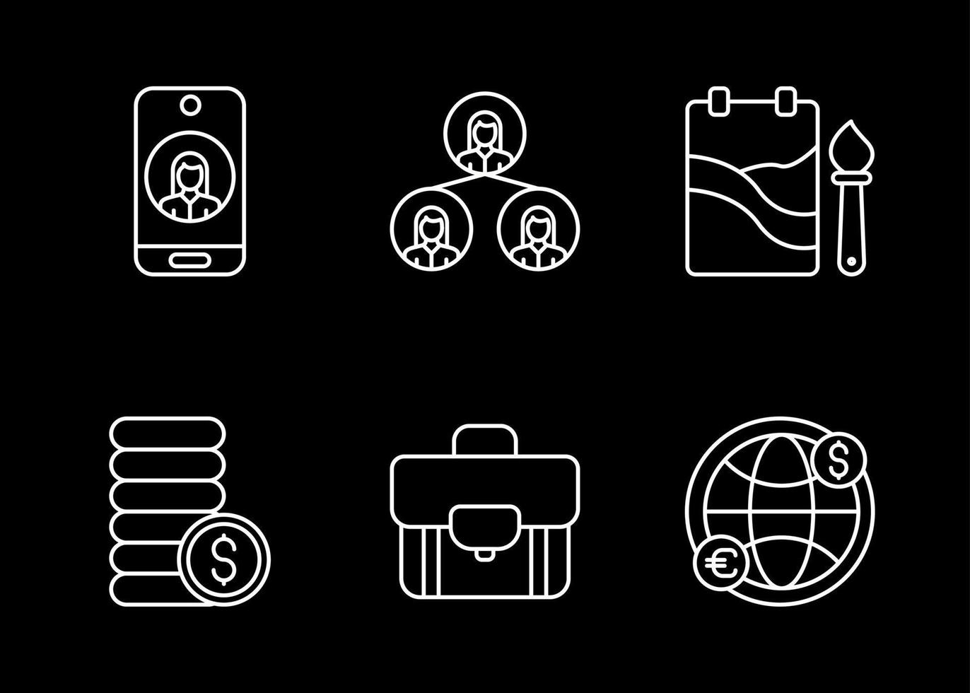 Millennial Vector Icon Set