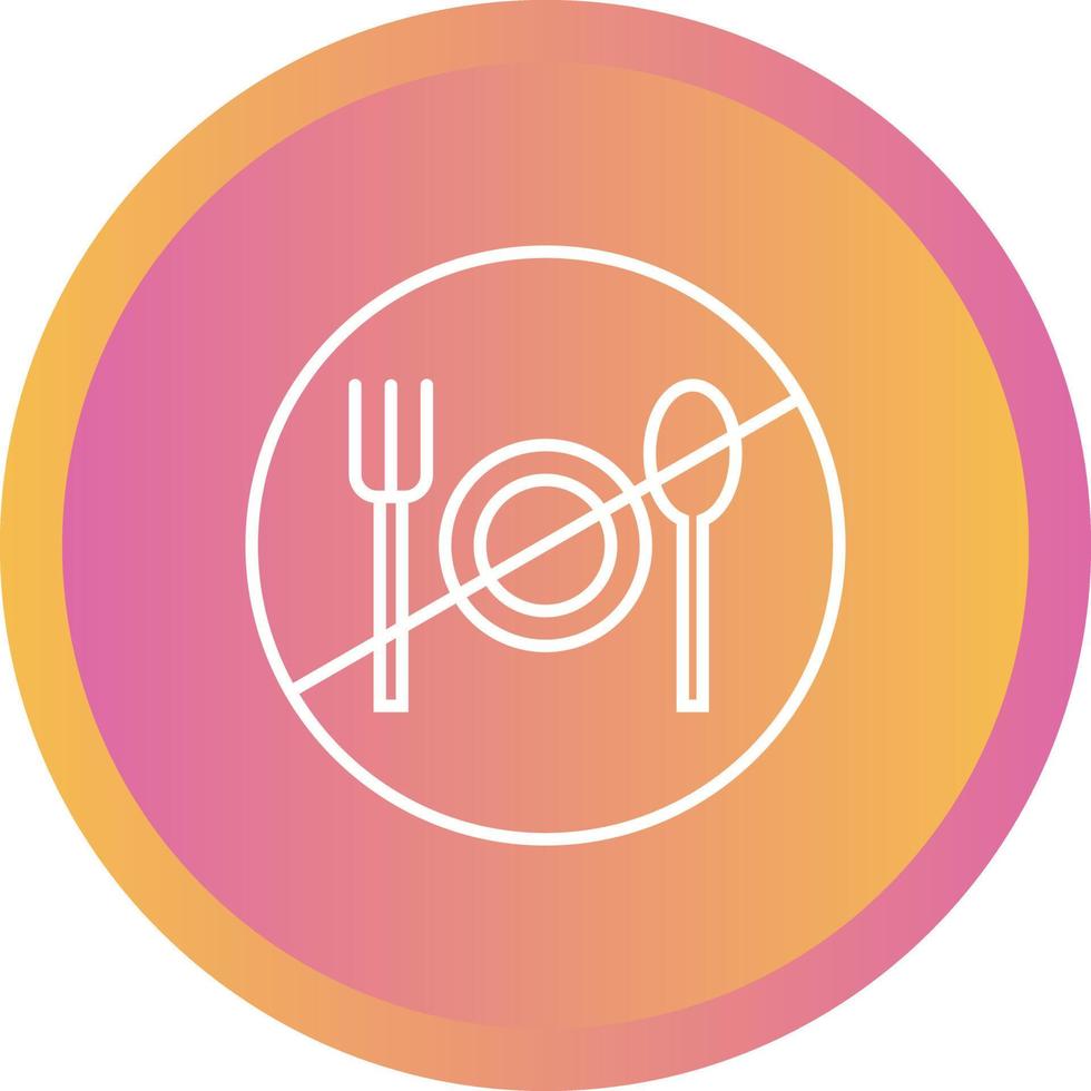 Beautiful Fasting Line Vector Icon