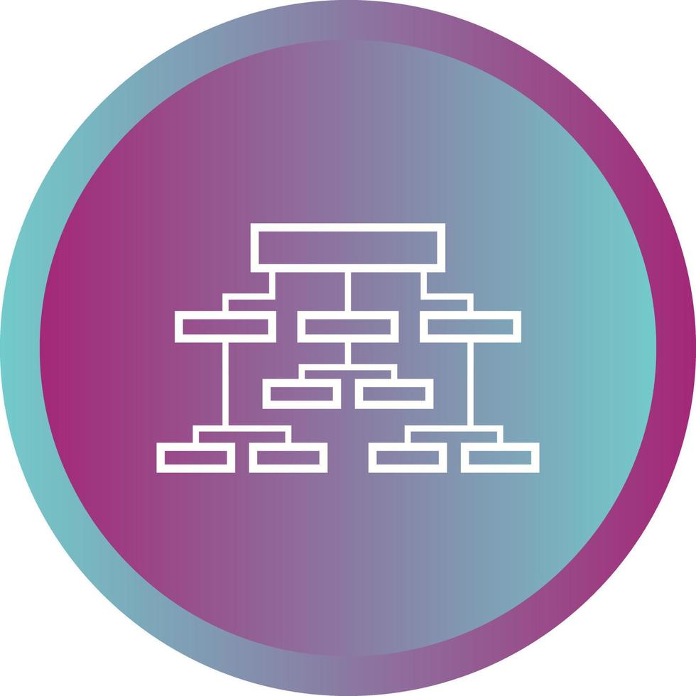 Beautiful Business structure vector line icon