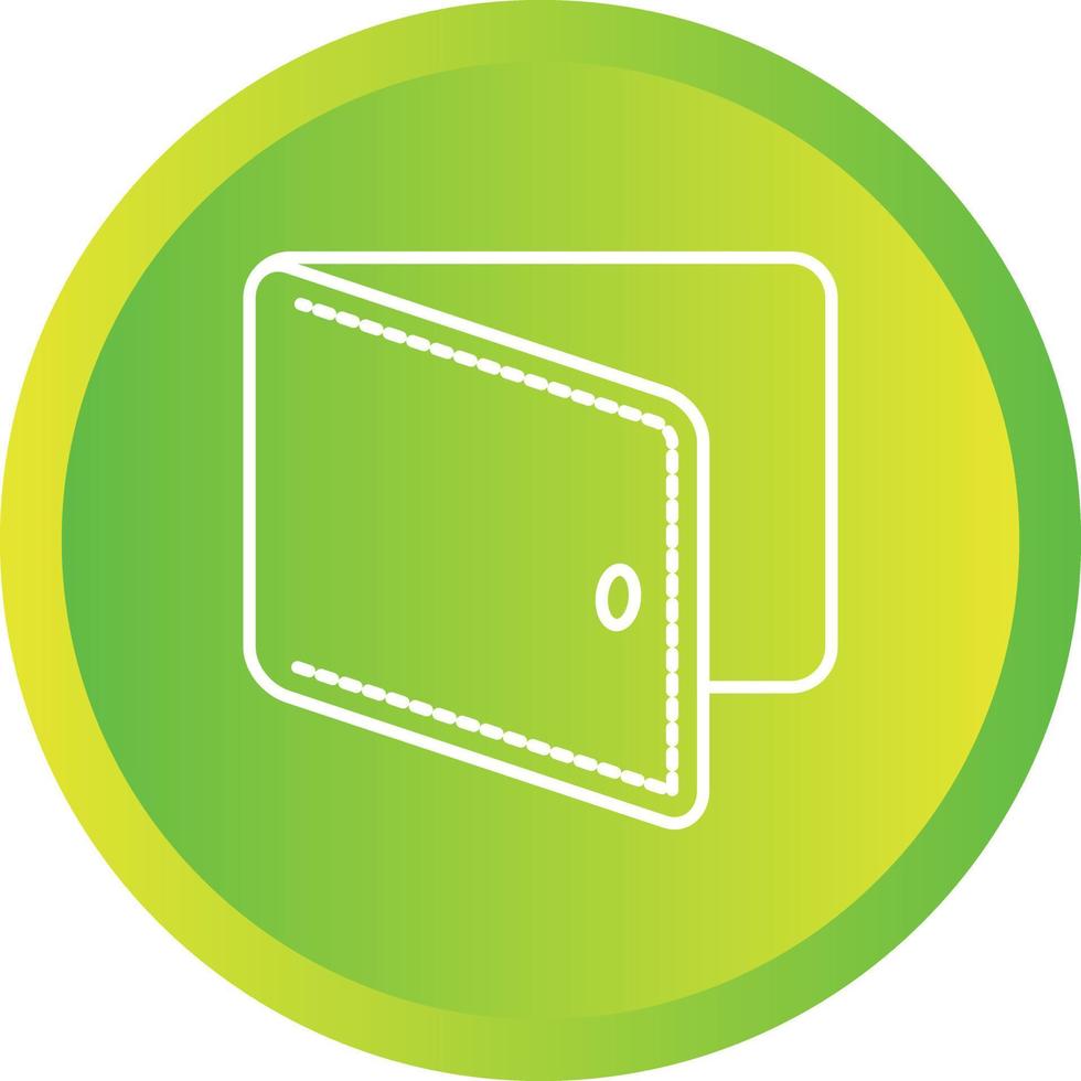 Beautiful wallet Vector line icon