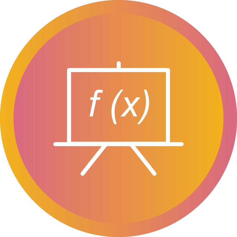 Beautiful Formula vector line icon