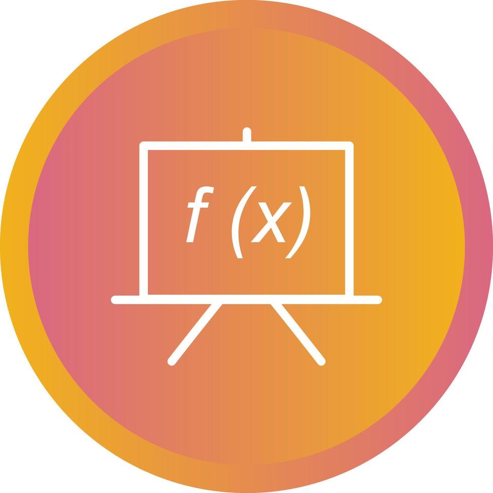 Beautiful Formula vector line icon