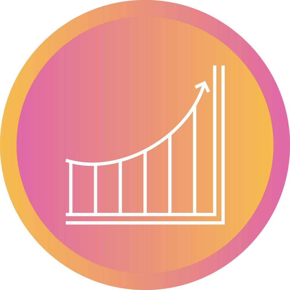 Beautiful Graph vector line icon