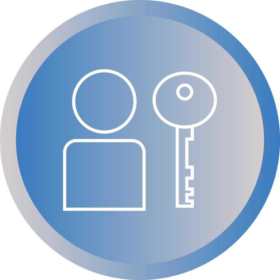 Beautiful Authentication vector line icon