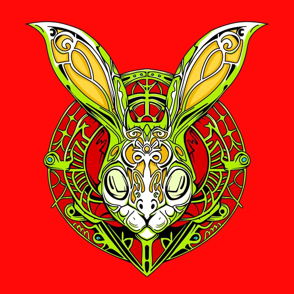 Hand drawn happy chinese new year 2023 year of the rabbit vector