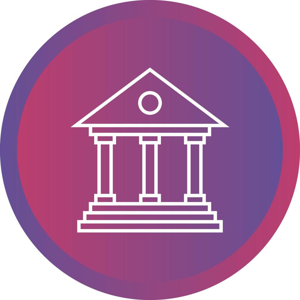 Beautiful Bank Vector line icon