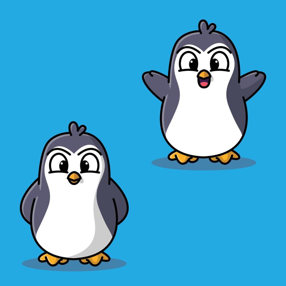 Penguin The Illustration vector