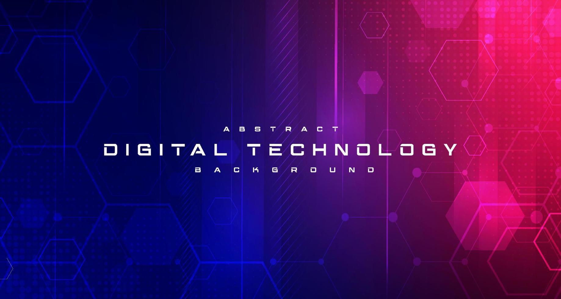 Abstract digital technology futuristic circuit blue pink background, Cyber science tech, Innovation communication future, Ai big data, internet network connection, Cloud hi-tech illustration vector