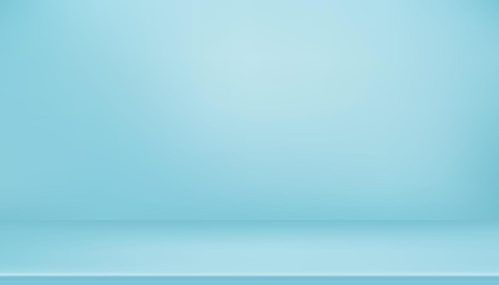 Blue Wall Background,Empty Display Studio with shelf.Light Blue Gallery
