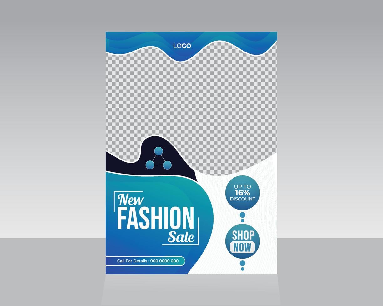 Fashion Flyer Template Design vector