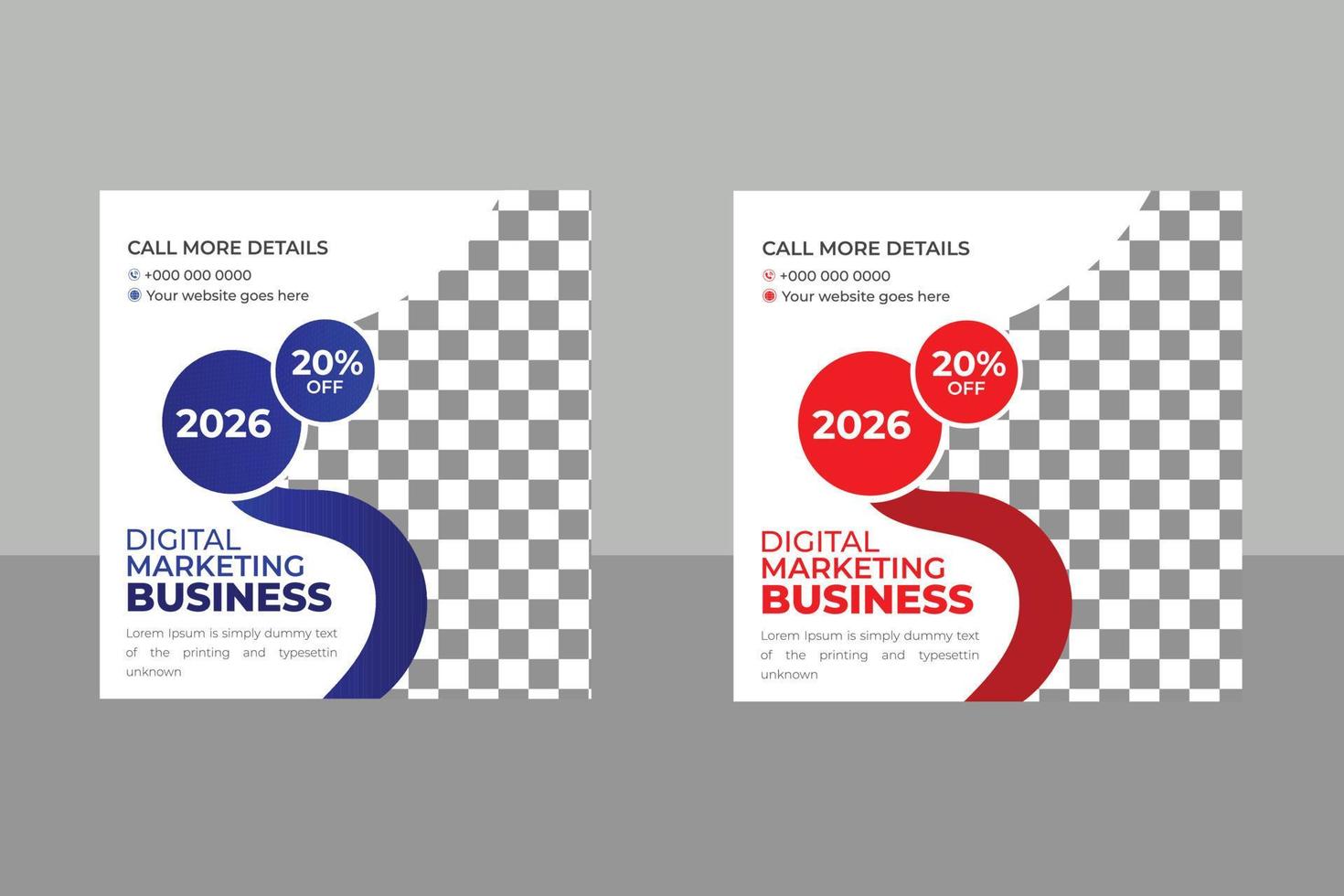 Corporate Or Business Social Media Post vector