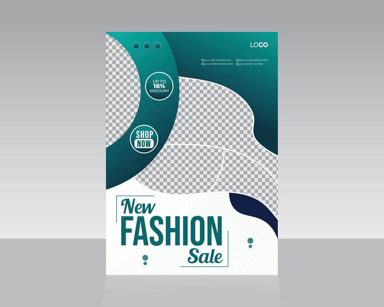 Fashion Flyer Template Design vector