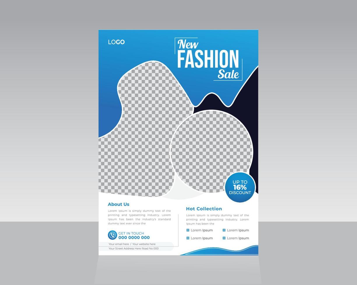 Fashion Flyer Template Design vector