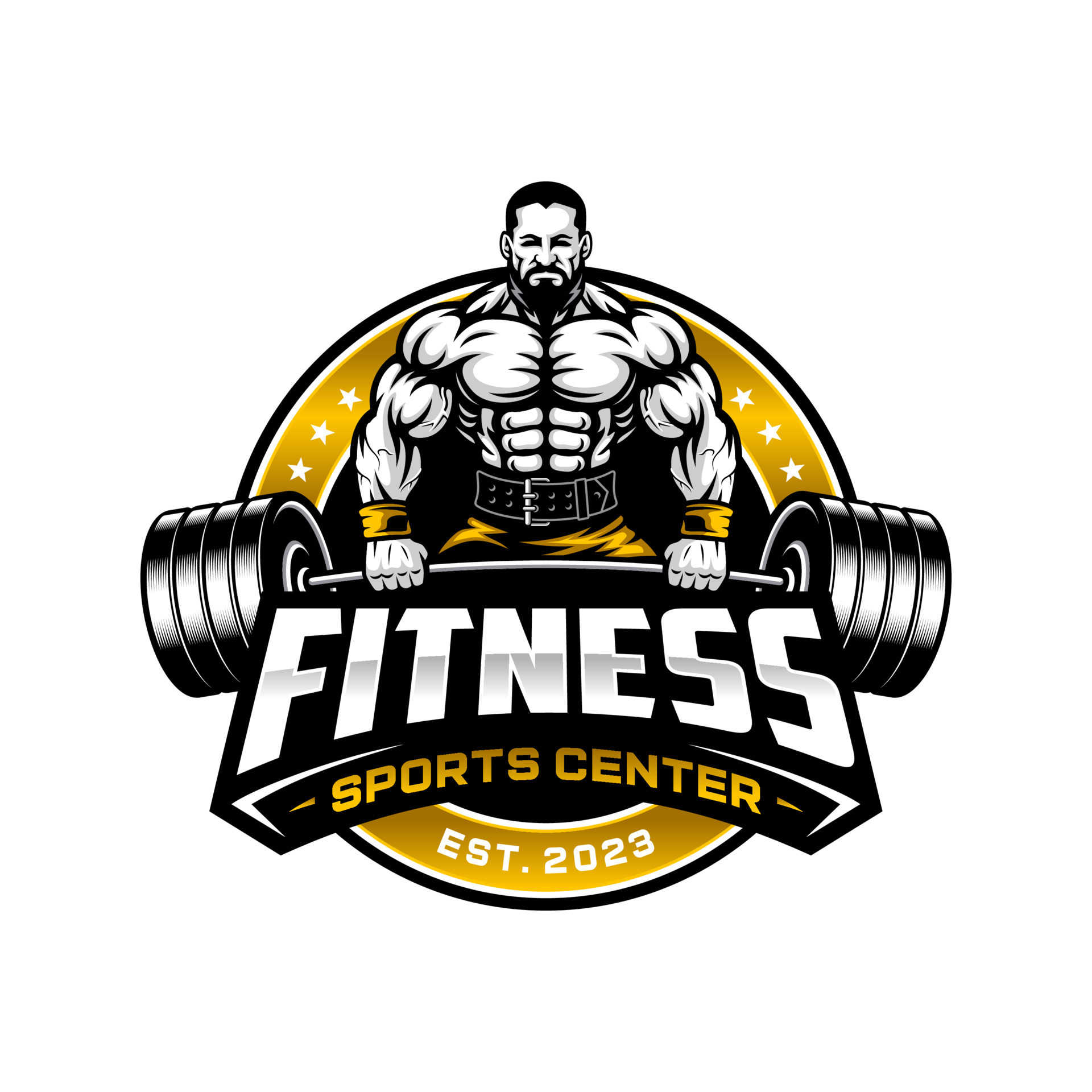 Bodybuilding emblem and Gym Logo Design Vector Template 17485080 Vector ...