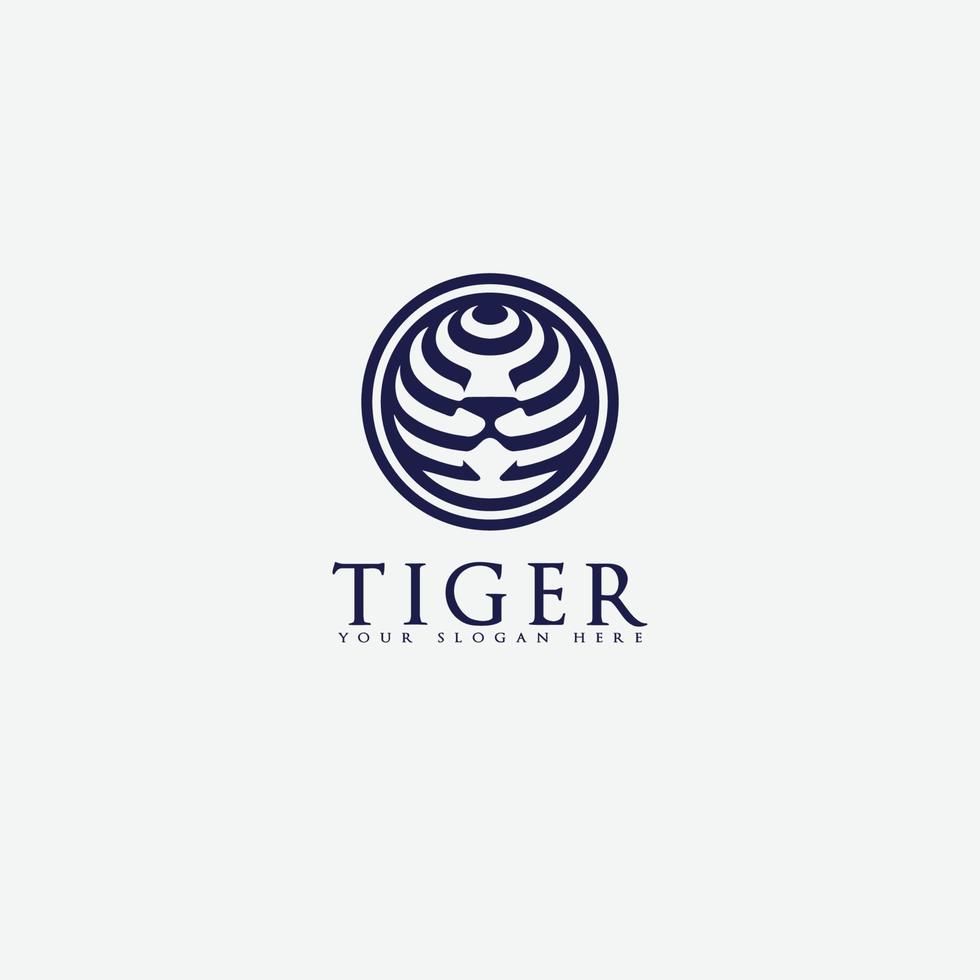 vector de logotipo de tigre