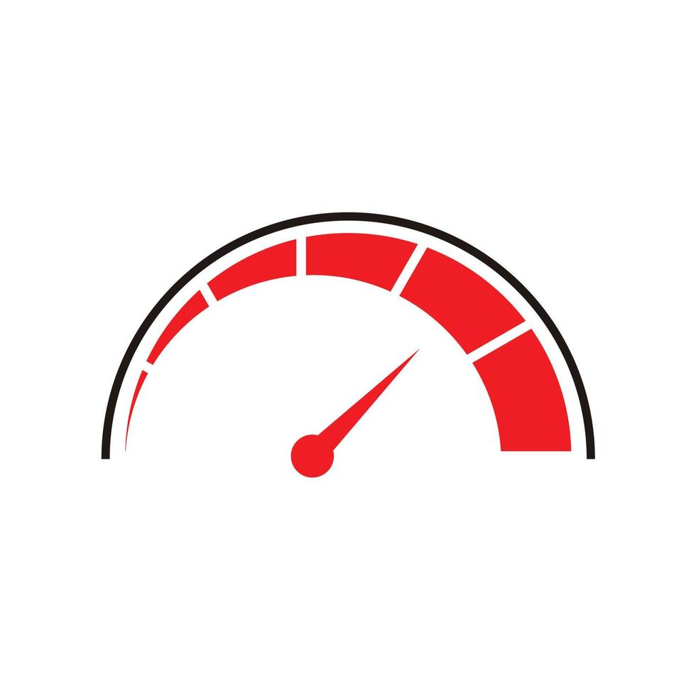 Speed Racing Automotive Fast Rally Tachometer Logo Vector