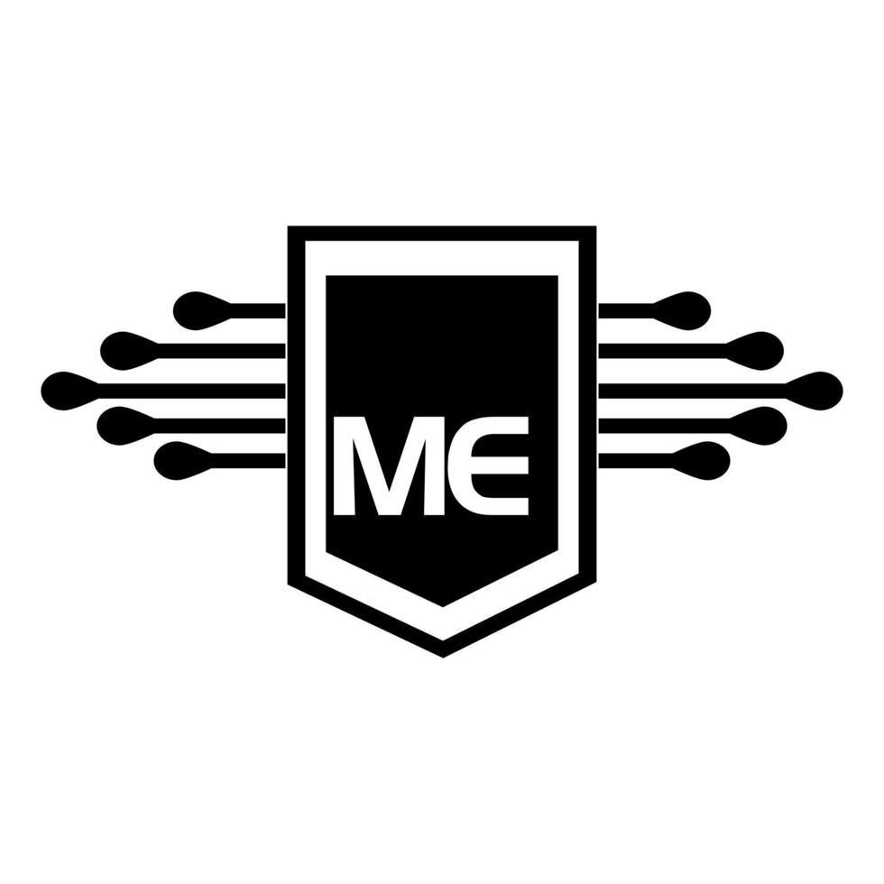 ME letter logo design.ME creative initial ME letter logo design . ME creative initials letter logo concept. vector