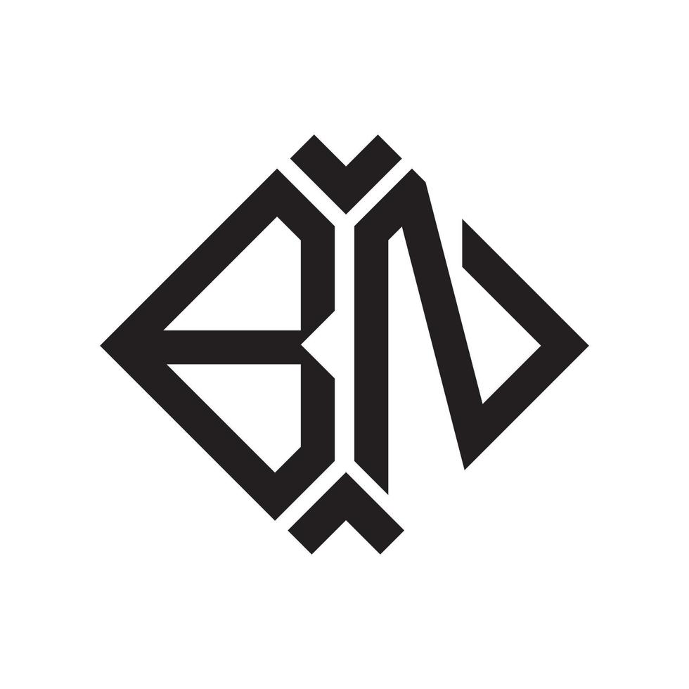BN letter logo design.BN creative initial BN letter logo design . BN creative initials letter logo concept. vector