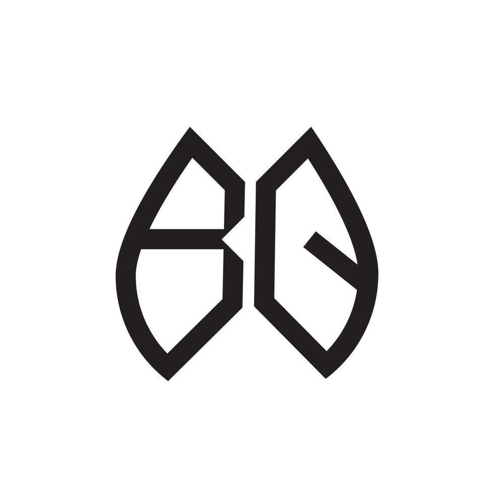BQ letter logo design.BQ creative initial BQ letter logo design . BQ creative initials letter logo concept. vector