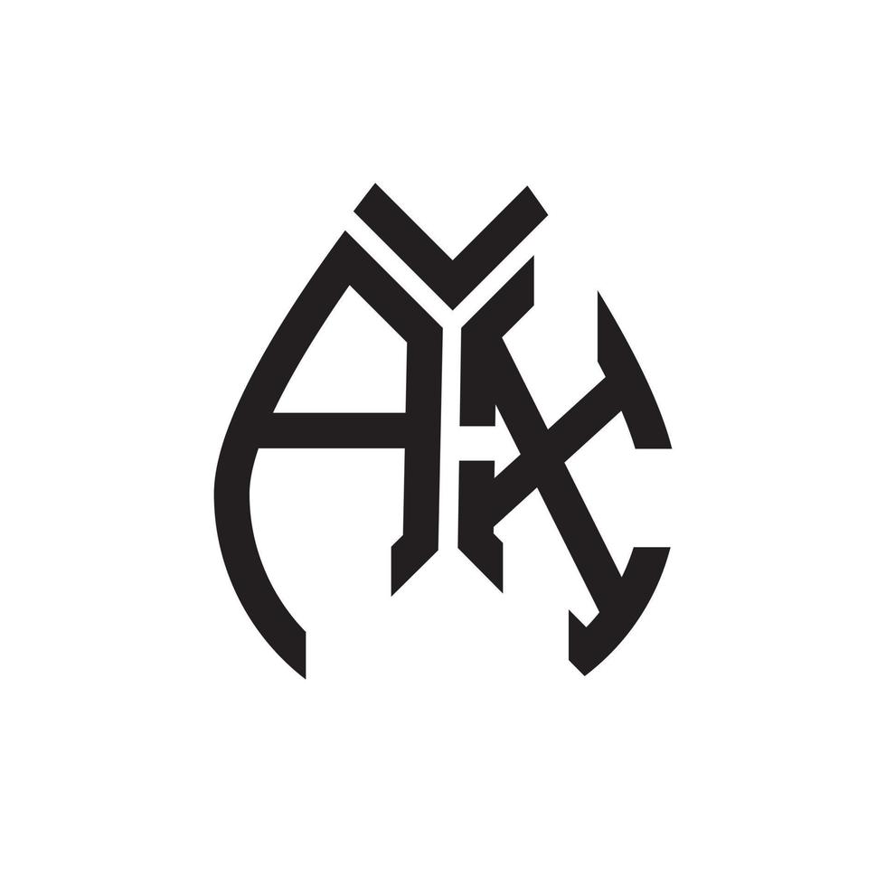 AX letter logo design.AX creative initial AX letter logo design . AX creative initials letter logo concept. vector