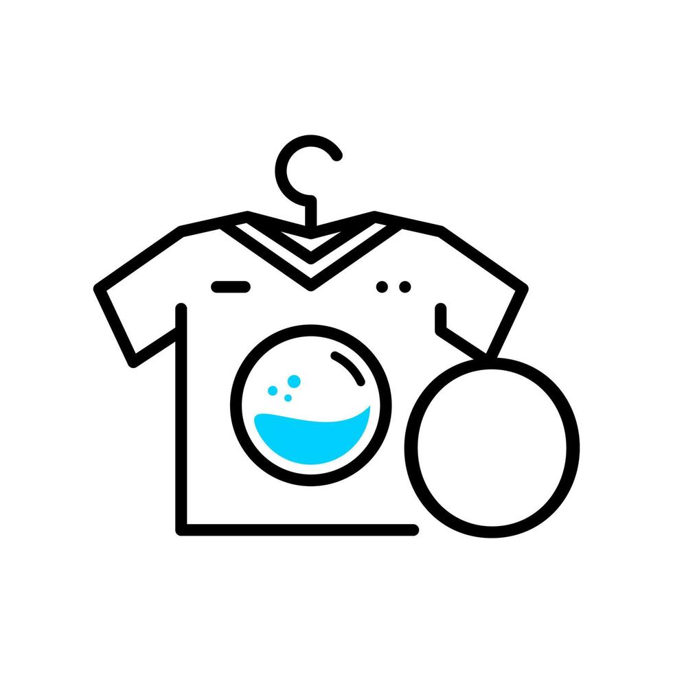 Initial O Laundry Logo vector
