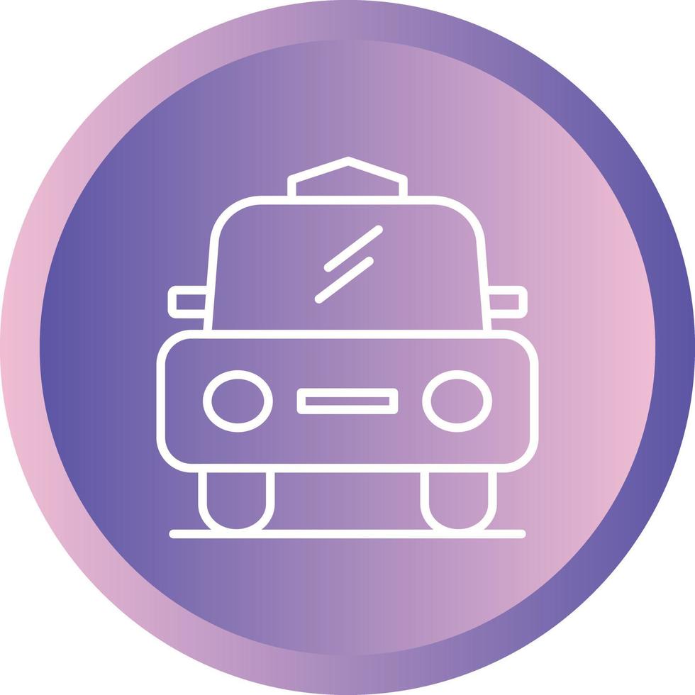 Beautiful Cab Vector line icon