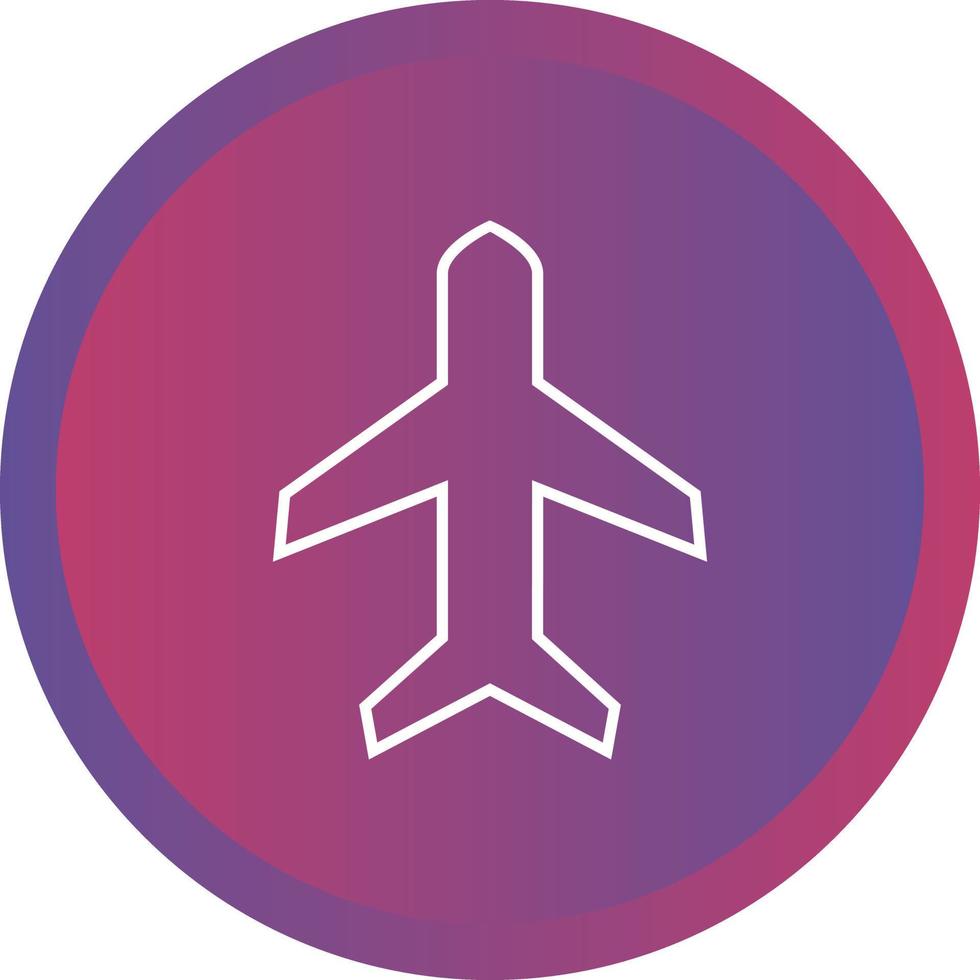 Beautifu Airplane mode Line Vector Icon