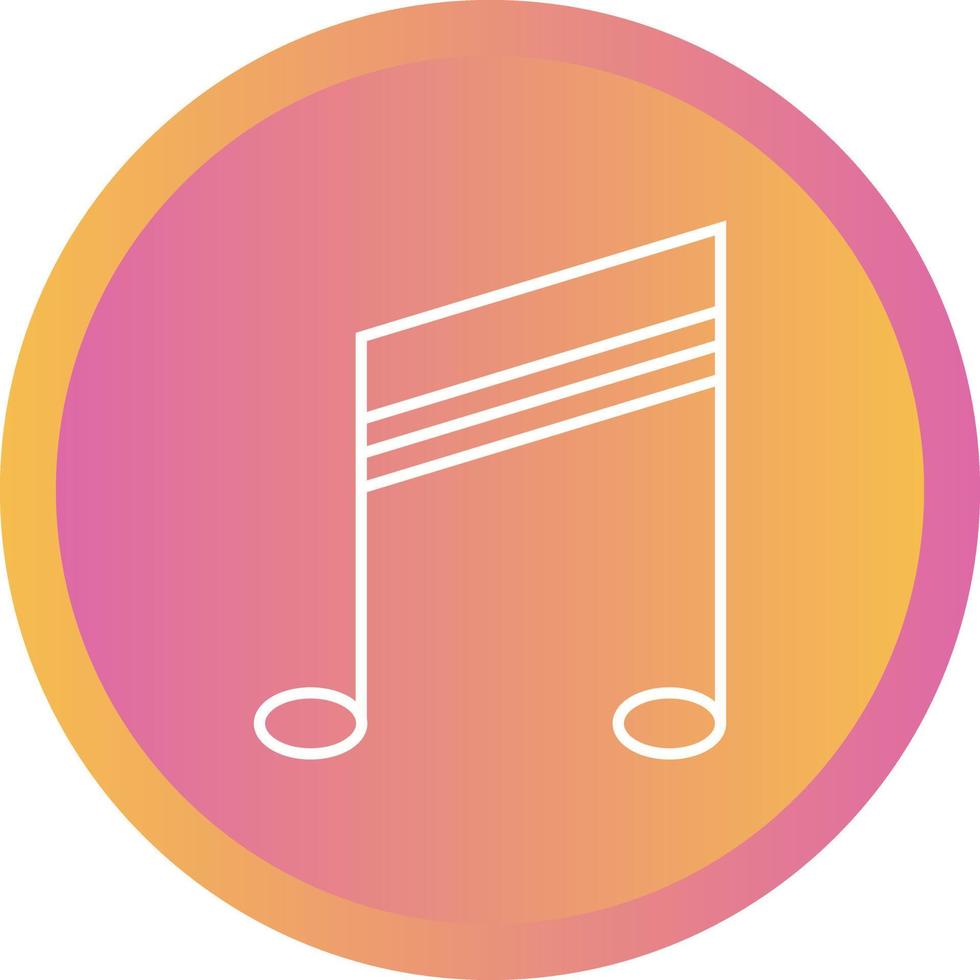 Beautiful Music Line Vector Icon
