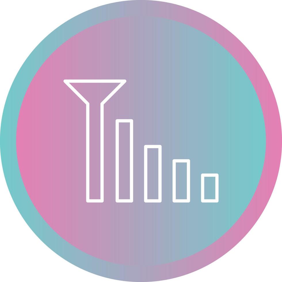 Beautifu Mobile Signals Line Vector Icon
