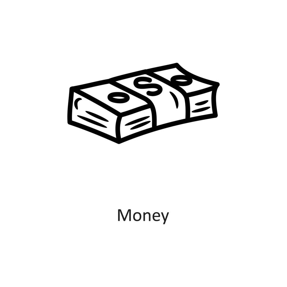 Money vector outline Icon Design illustration. Gaming Symbol on White background EPS 10 File