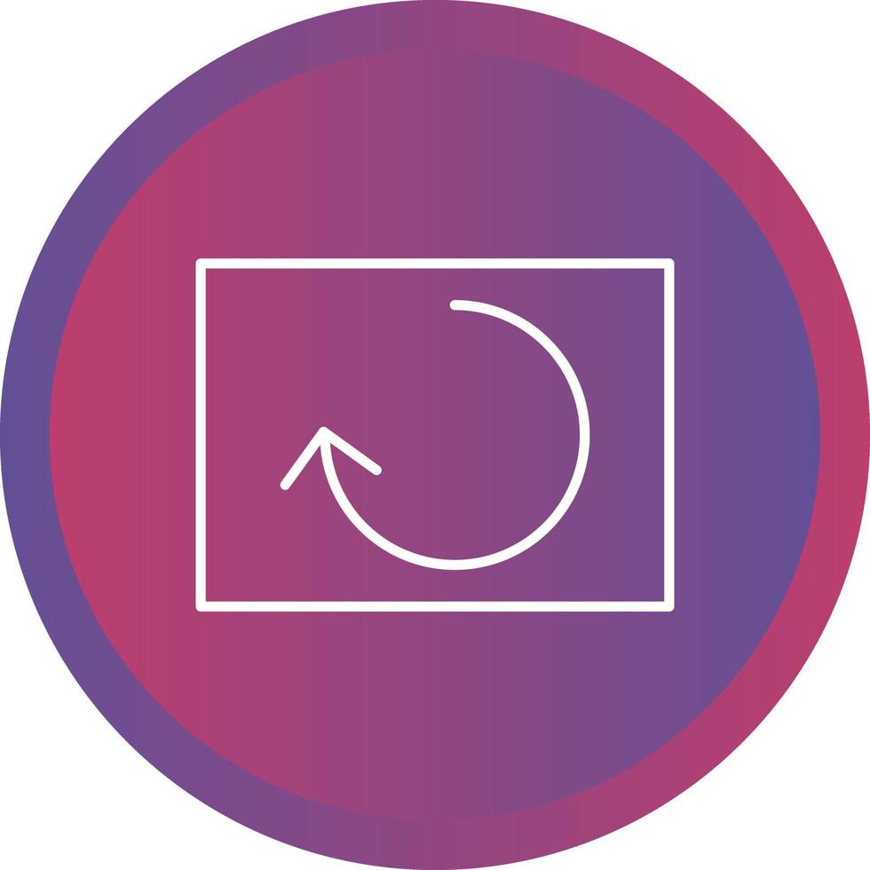 Beautiful Reload Line Vector Icon