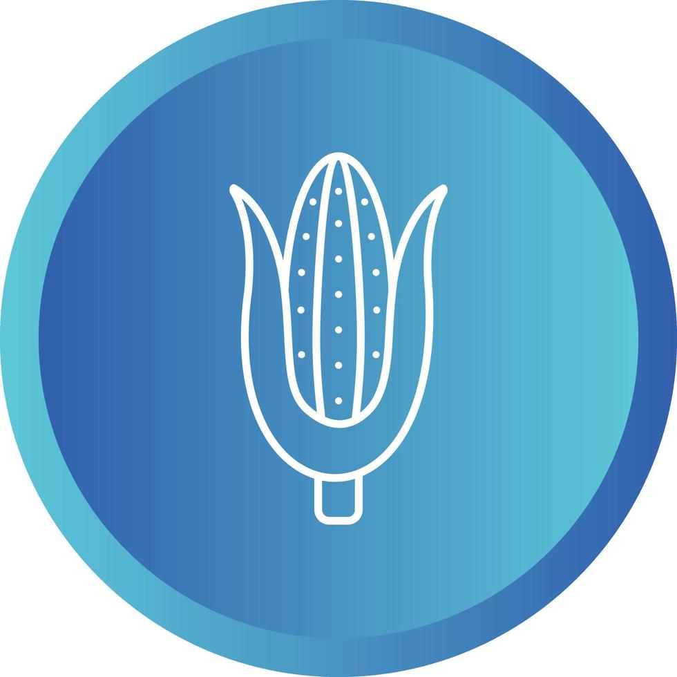 Beautiful Corn Line Vector Icon