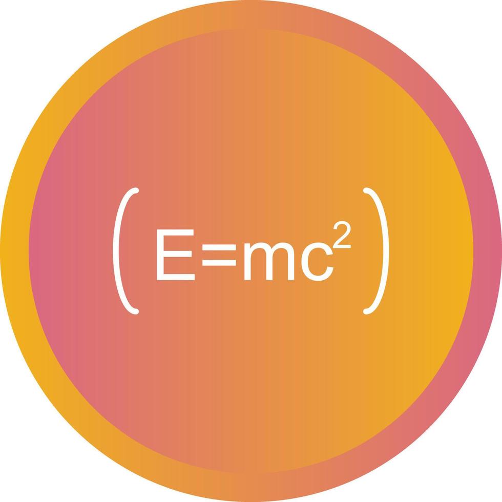 Beautiful Formula Glyph Vector Icon