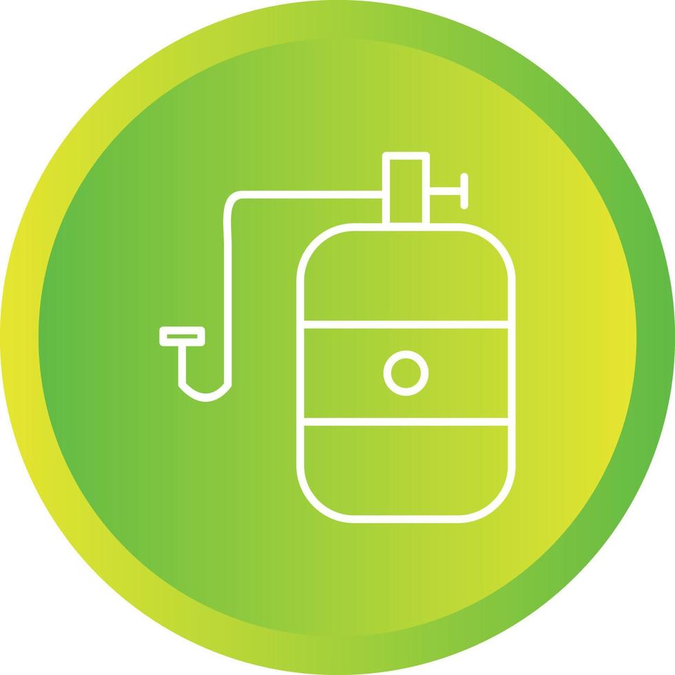 Beautiful Cylinder Line Vector Icon