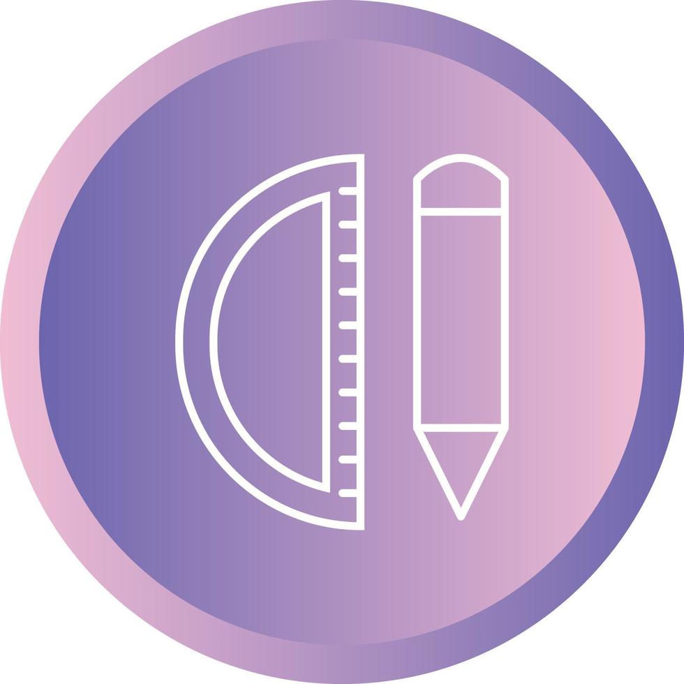 Beautiful Geometry Tools Line Vector Icon