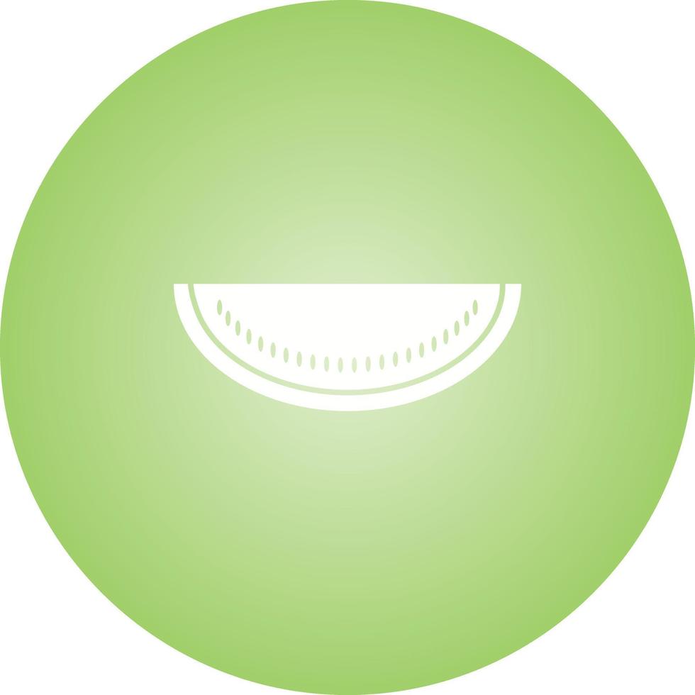 Unique Watermelon Vector Glyph Icon