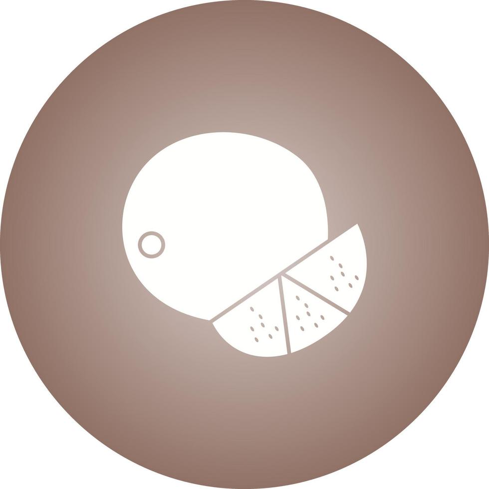 Unique Lime Vector Glyph Icon