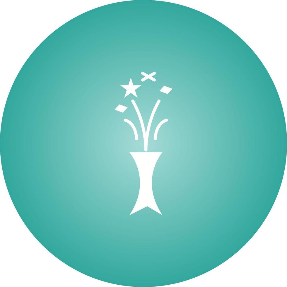 Unique Celebrations Vector Glyph Icon