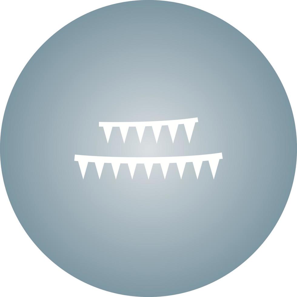 Unique Celebrations Flag Vector Glyph Icon