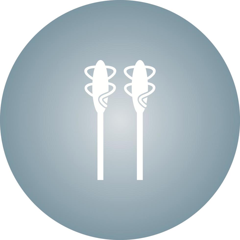 Unique Asparagus Vector Glyph Icon