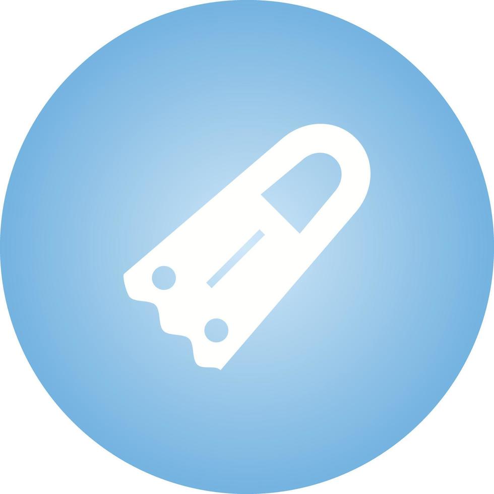 Unique Fins Vector Glyph Icon